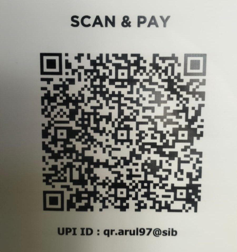 Application Fee Payment QR Code